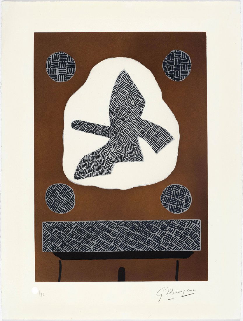 GEORGES BRAQUE - "OISEAU DE PASSAGE" - Signed etching (1 of 4)