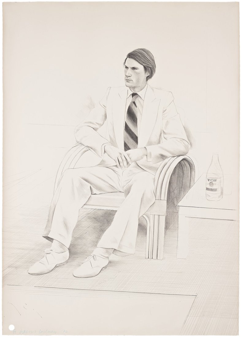 DAVID HOCKNEY - "JOE McDONALD" - Signed litograph (1 of 4)