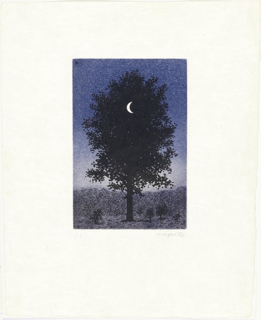 RENE MAGRITTE - "LE 16 SEPTEMBRE" - Signed etching (1 of 3)
