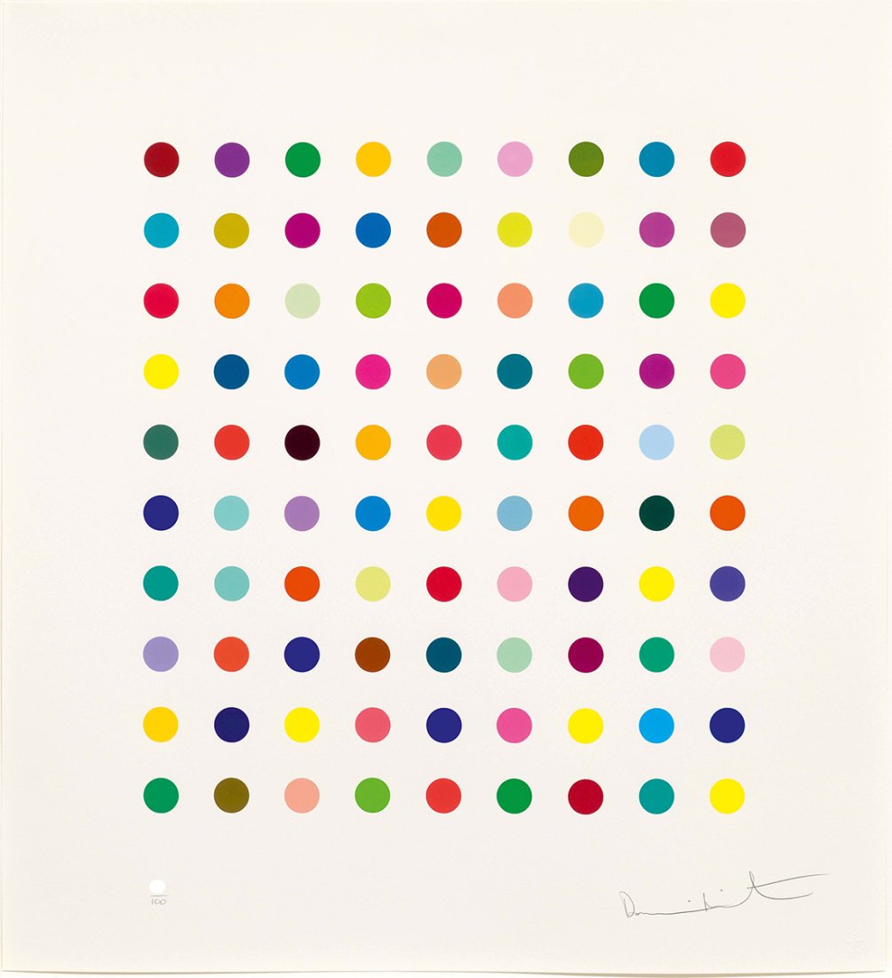 DAMIEN HIRST - "LANATOSIDE B" - Signed screenprint (1 of 3)