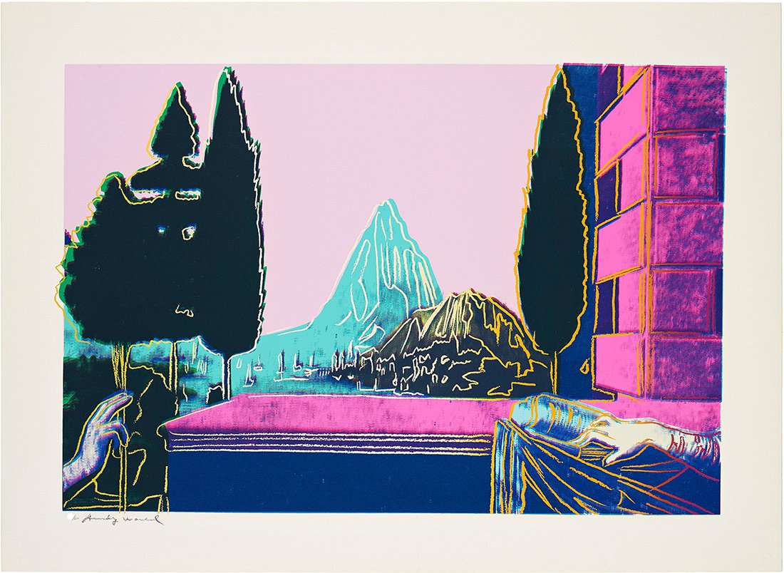 ANDY WARHOL - "LEONARDO DA VINCI, THE ANNUNCIATION" - Signed screenprint (1 of 4)