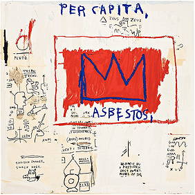 JEAN-MICHEL BASQUIAT (after) - "PER CAPITA" - Signed litograph (1 of 4)