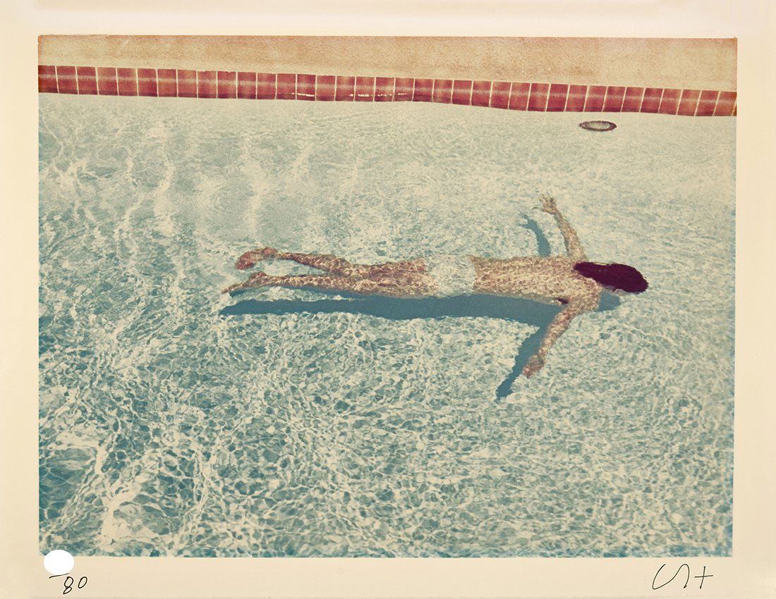 DAVID HOCKNEY - "JOHN ST. CLAIR SWIMMING" - Signed print (1 of 4)
