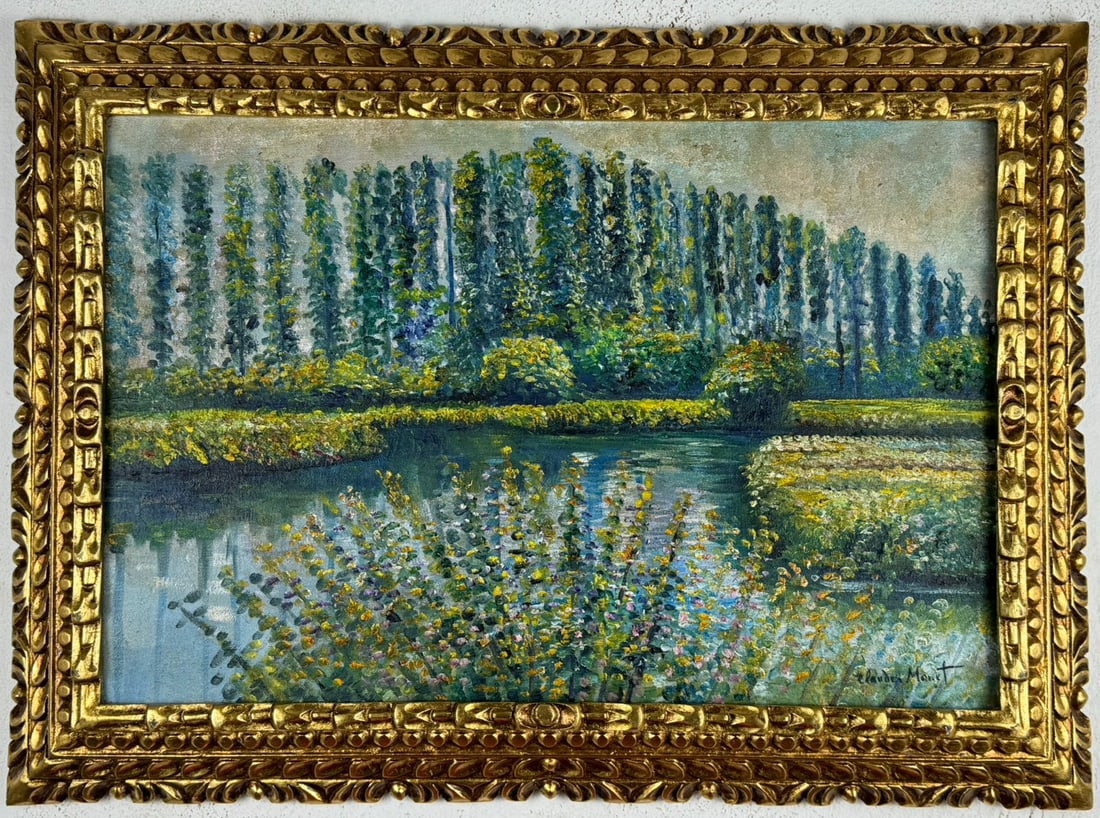 Claude French (oil On Canvas Painting) Style Of Auction