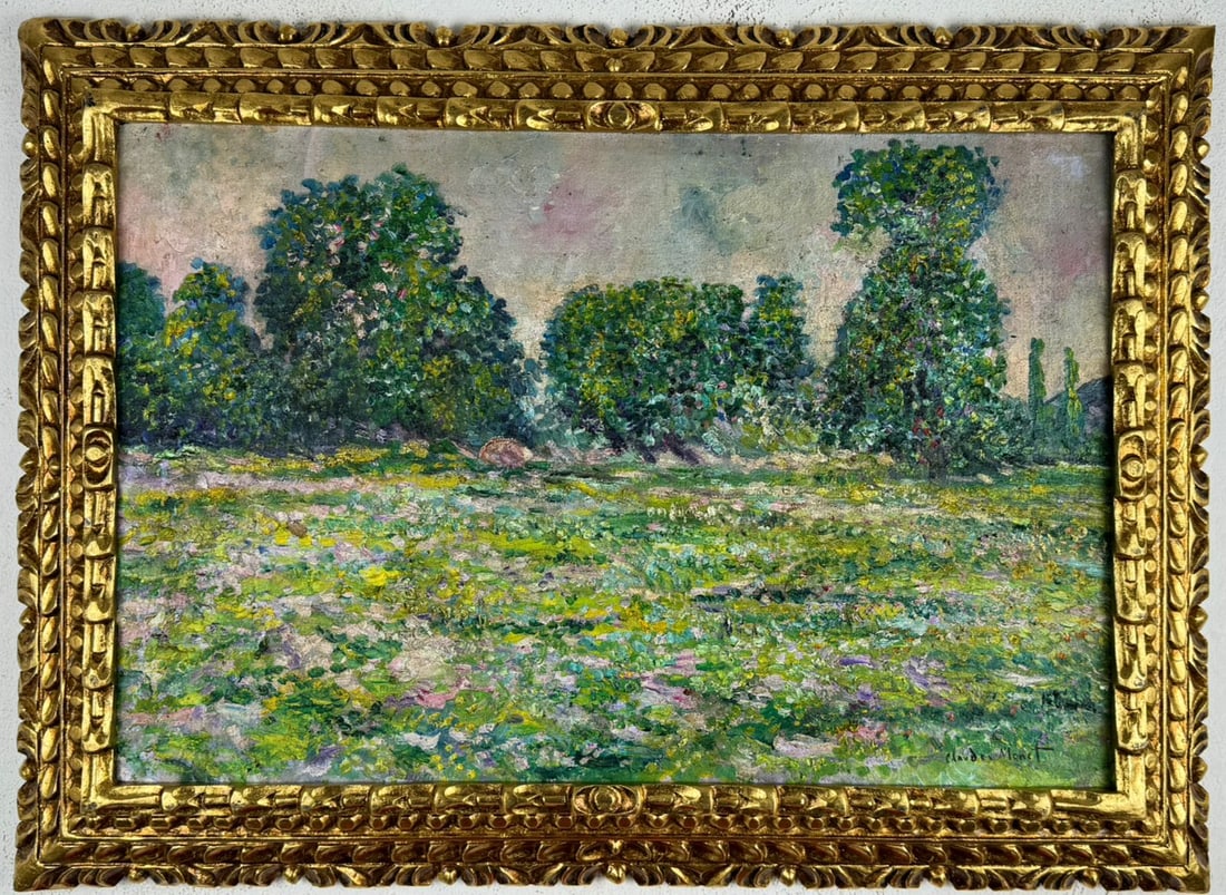 Claude French (oil On Canvas Painting) Style Of Auction