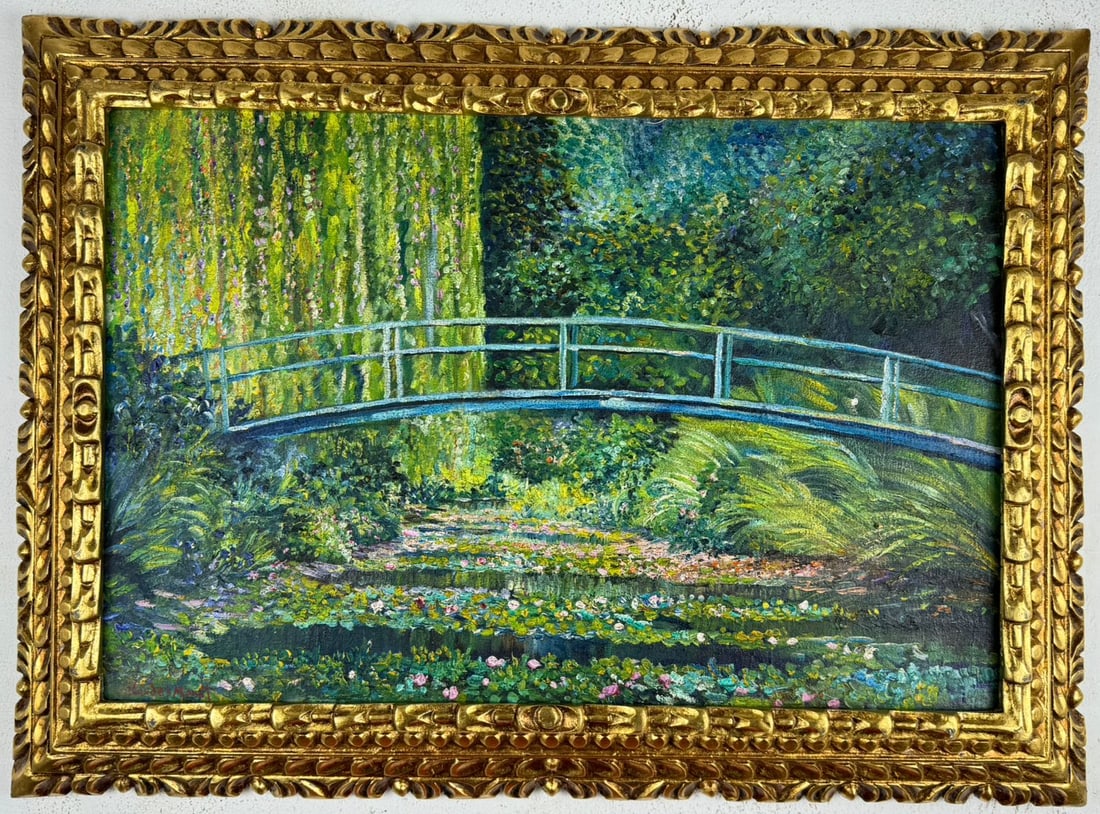 Claude French (oil On Canvas Painting) Style Of Auction