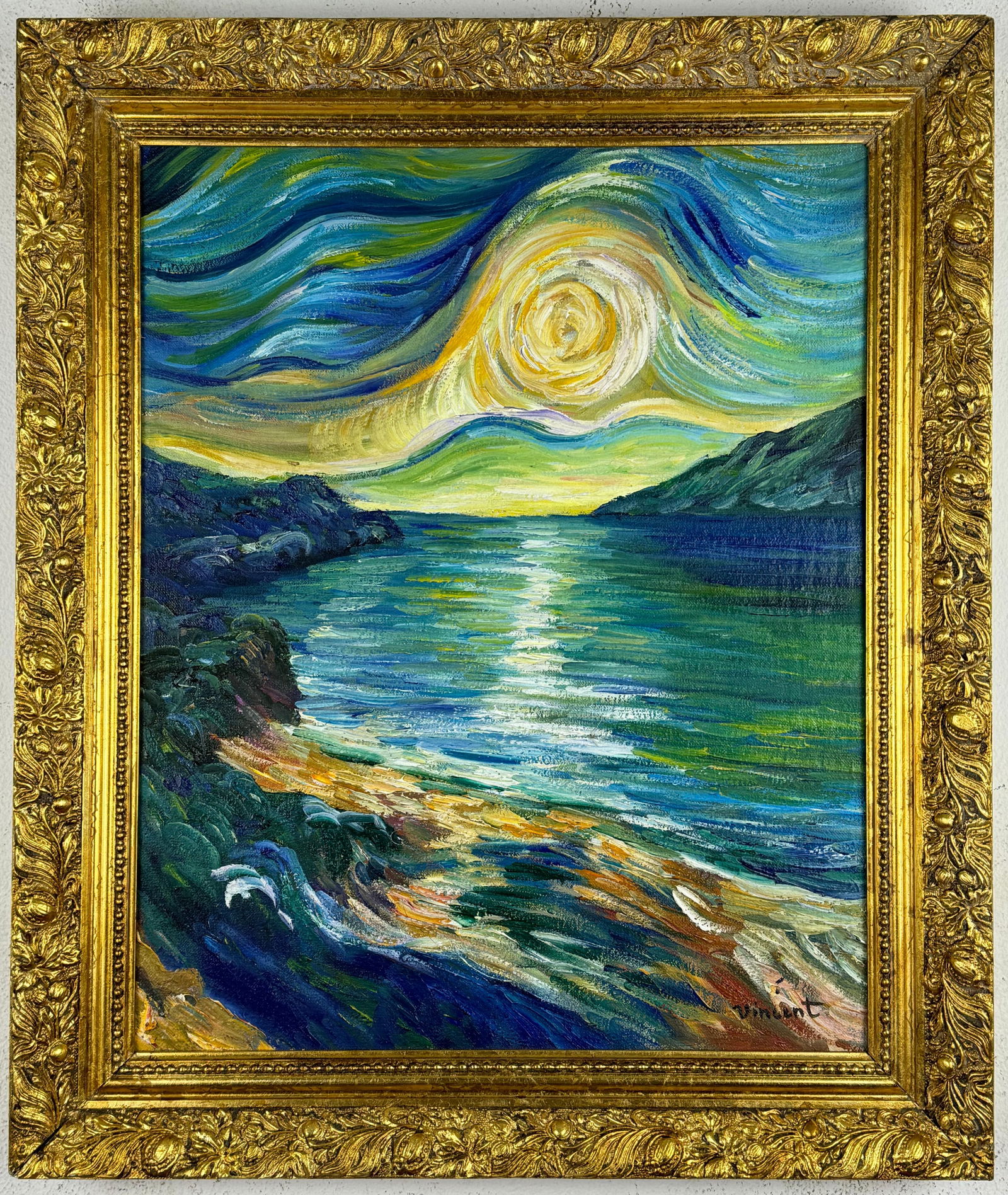 Vincent Van Gogh (Oil on canvas painting) Style of (1 of 6)