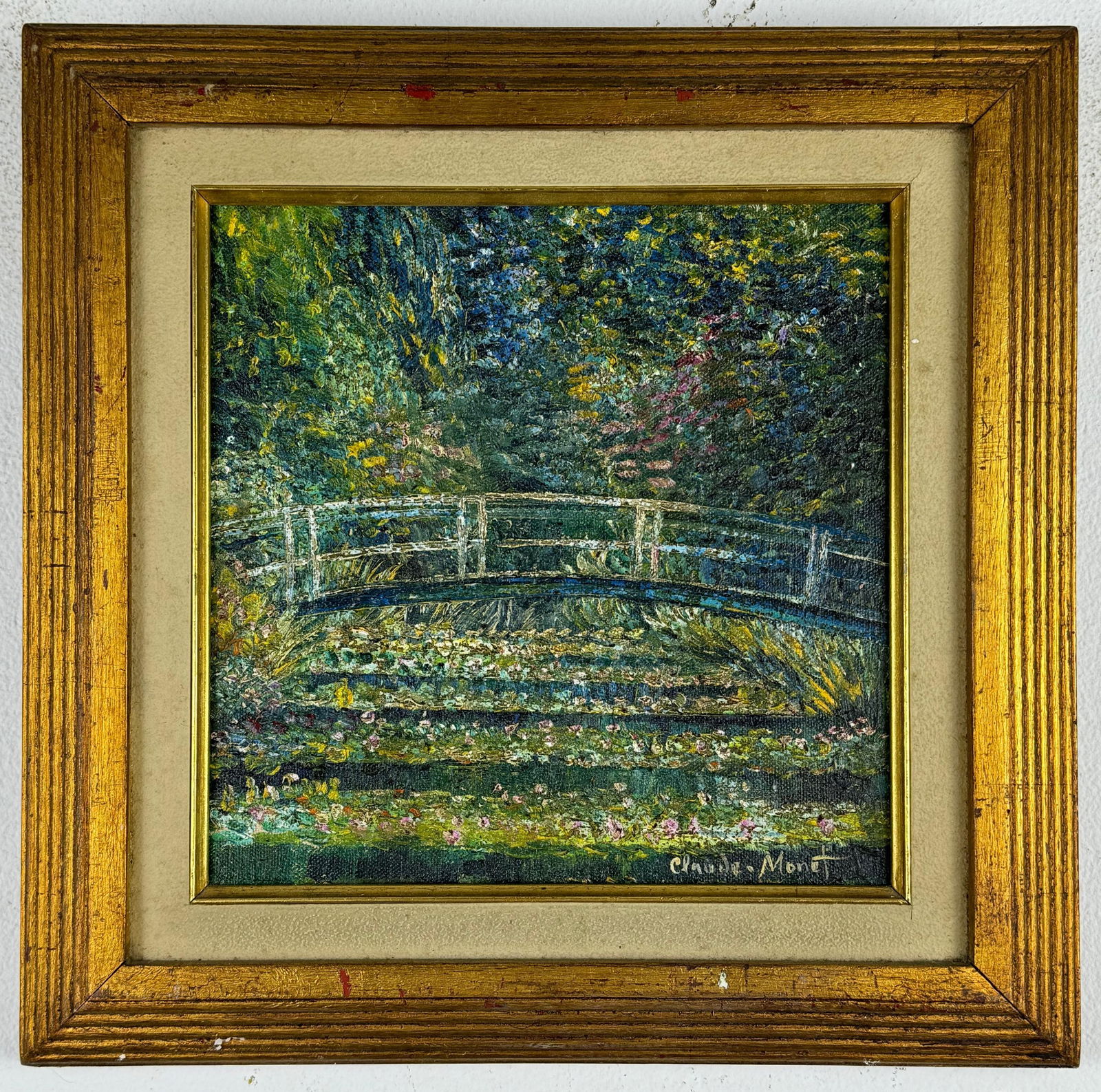 Claude Monet French (Oil on canvas painting) Style of (1 of 4)