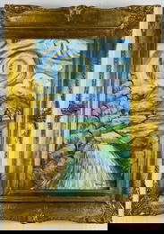 Vincent Van Gogh (Oil on canvas painting) Style of