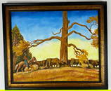 Maynard Dixon American (Oil on Canvas painting) In The Style Of