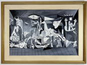 Pablo Picasso (Oil on Canvas Painting) in the style of