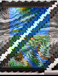 Vincent Van Gogh (Oil on canvas painting) Style of