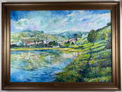 Claude Monet French (Oil on canvas painting) Style of
