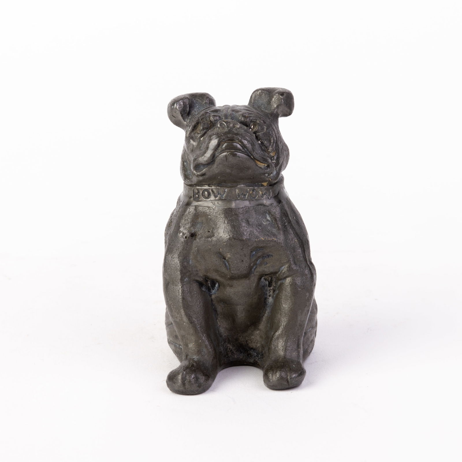 WWI John Hassall Silver Plated Bulldog Paperweight Propaganda (1 of 7)