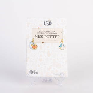 Beatrix Potter Peter Rabbit Collector 50 Pence Coins: DIMENSIONS APPROX 19x13x1CM.