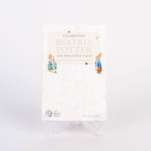 Beatrix Potter Peter Rabbit Collector 50 Pence Coins: DIMENSIONS APPROX 19x13x1CM.