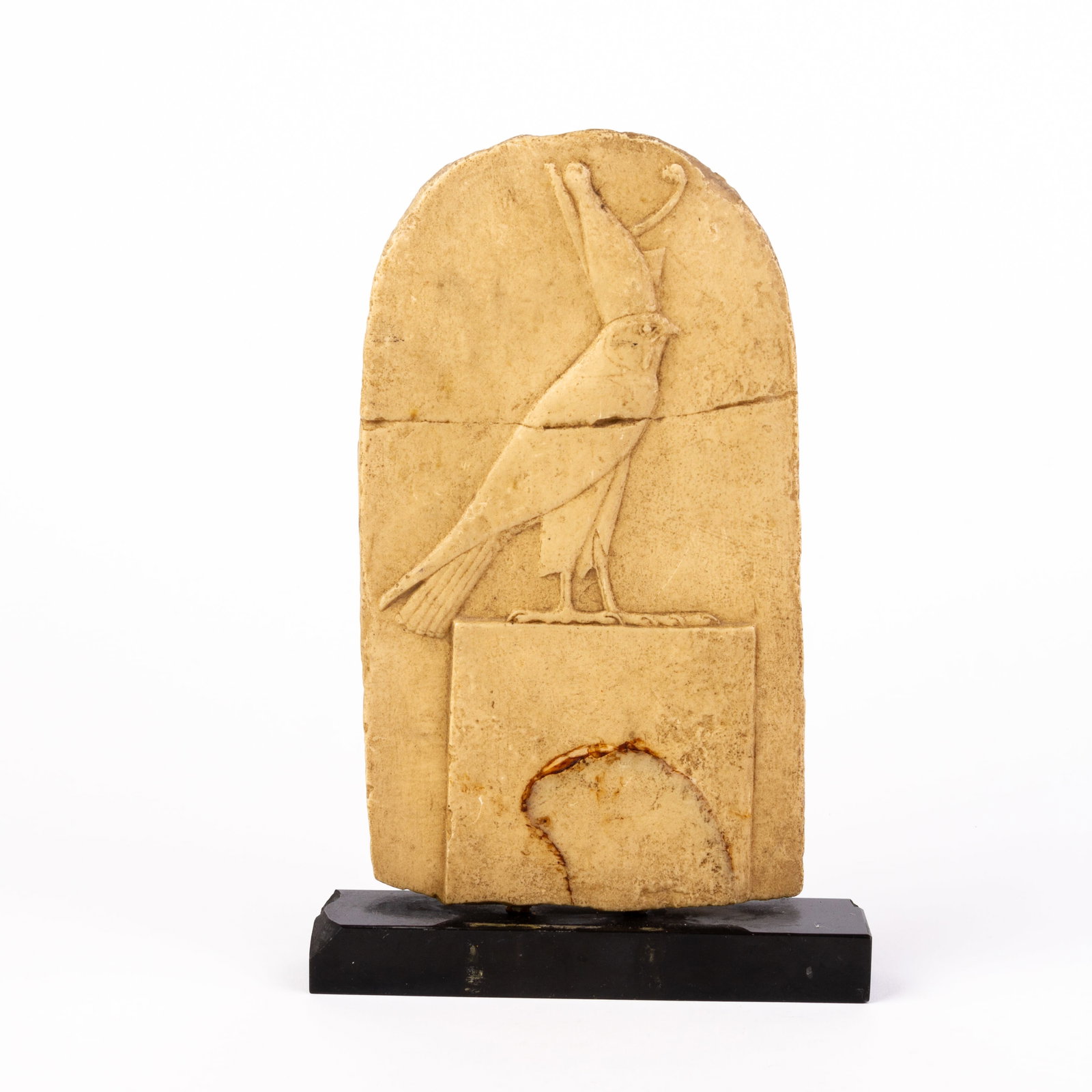 God of Horus Relief Plaque After the Ancient Egyptian: DIMENSIONS APPROX 15x23x3.5CM.
