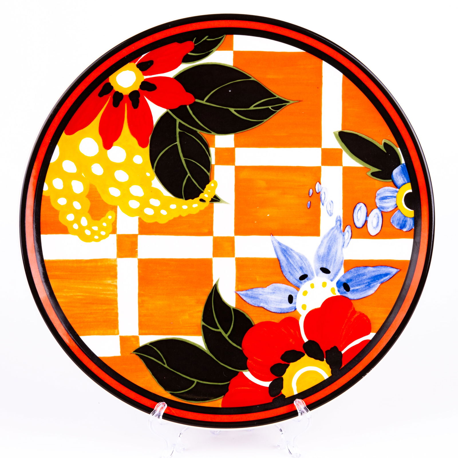 Clarice Cliff "Blossom" Porcelain Plate by Wedgwood (1 of 5)