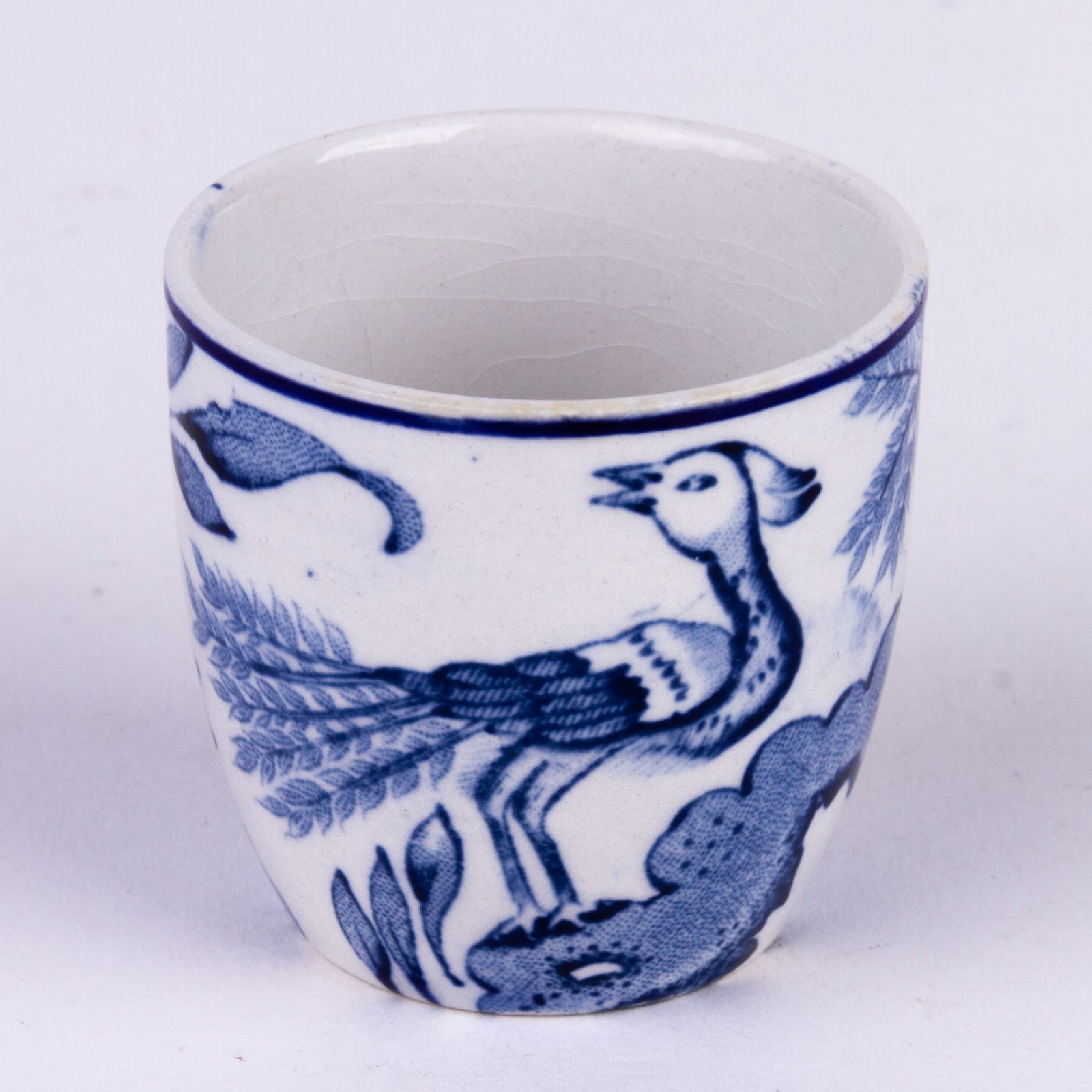 Copeland Spode Exotic Bird Italian Porcelain Egg Holder: DIMENSIONS APPROX 4.5X5X5CM