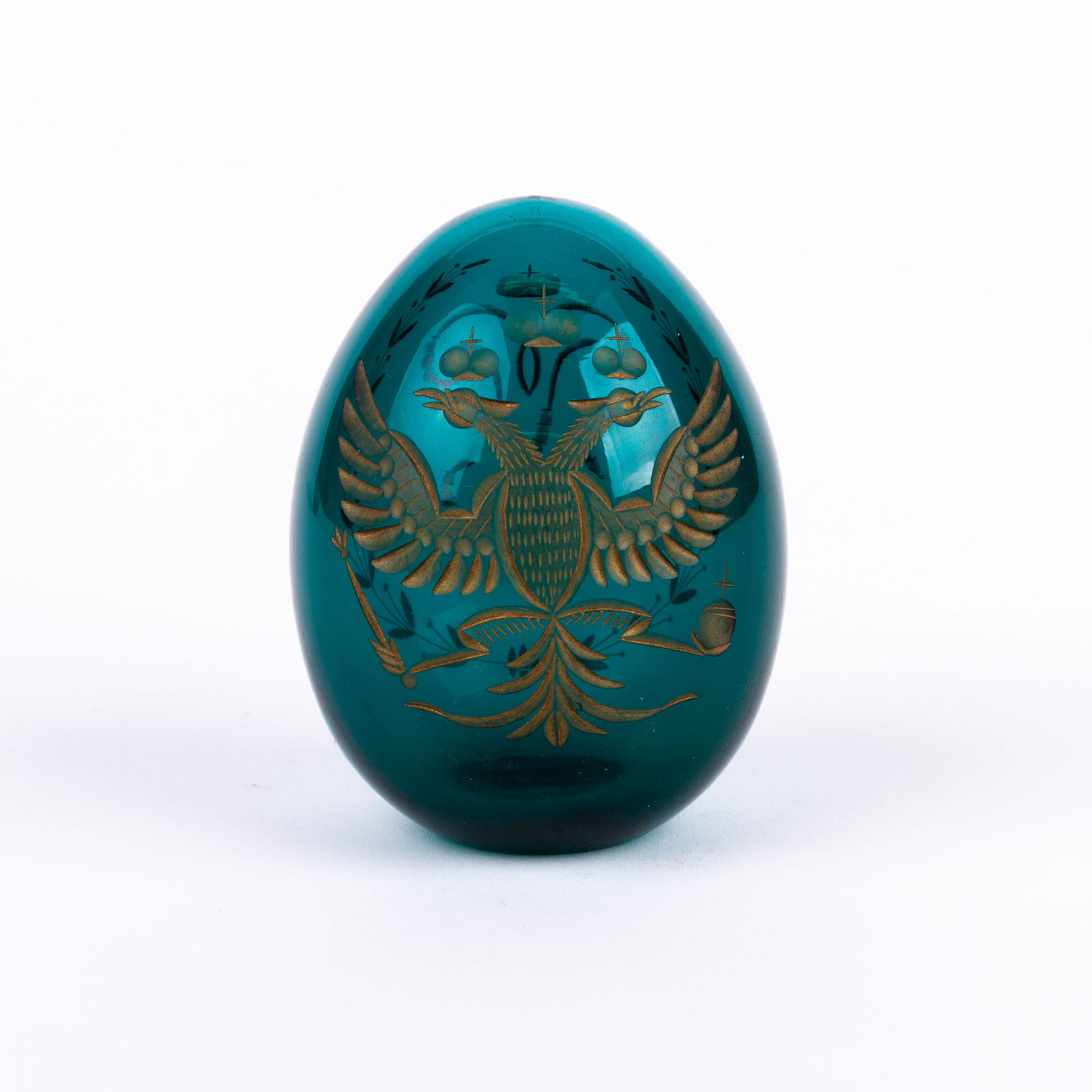 Imperial Russian Cut Crystal Faberge Style Egg (1 of 5)