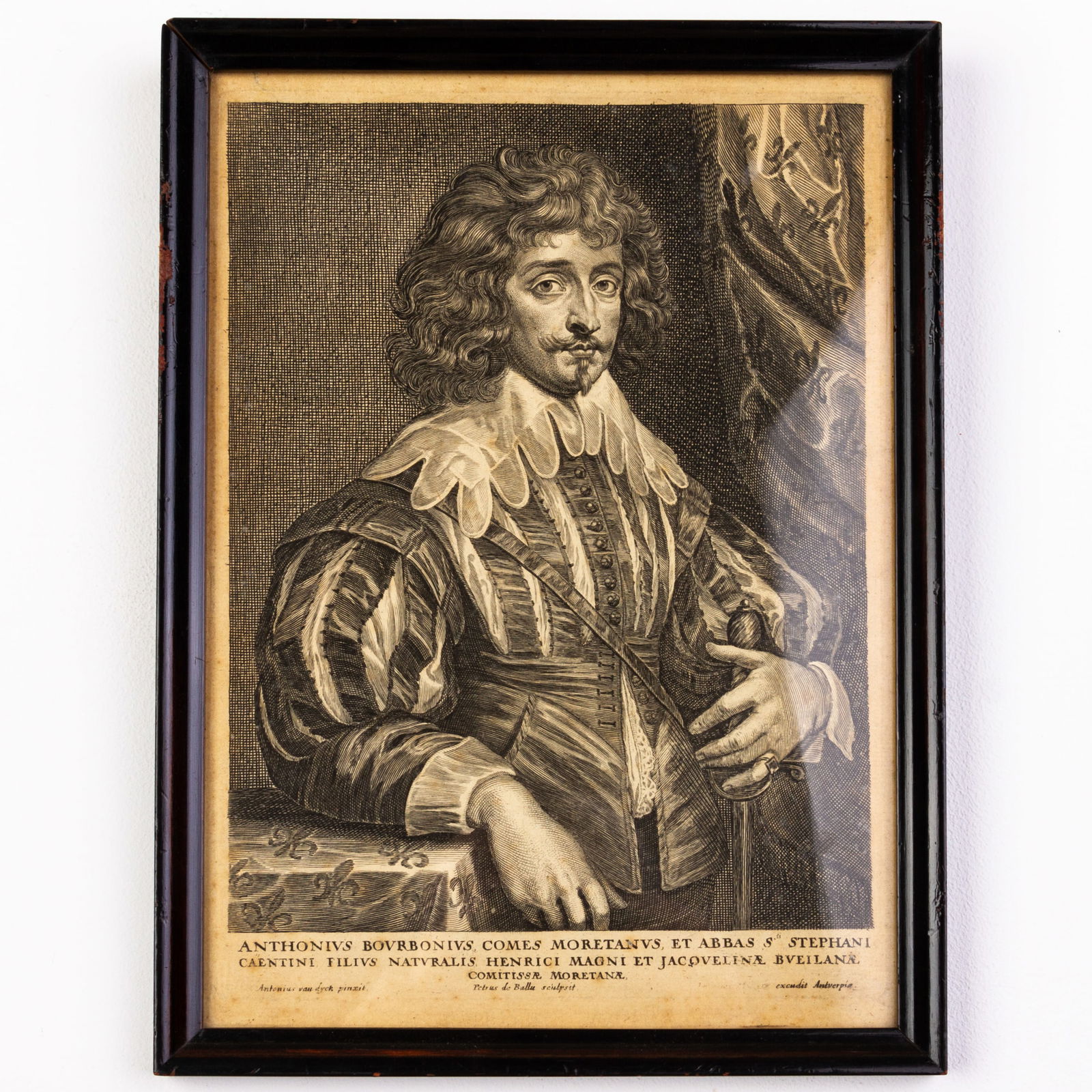 Antoine de Bourbon Engraving Portrait 18th Century (1 of 6)