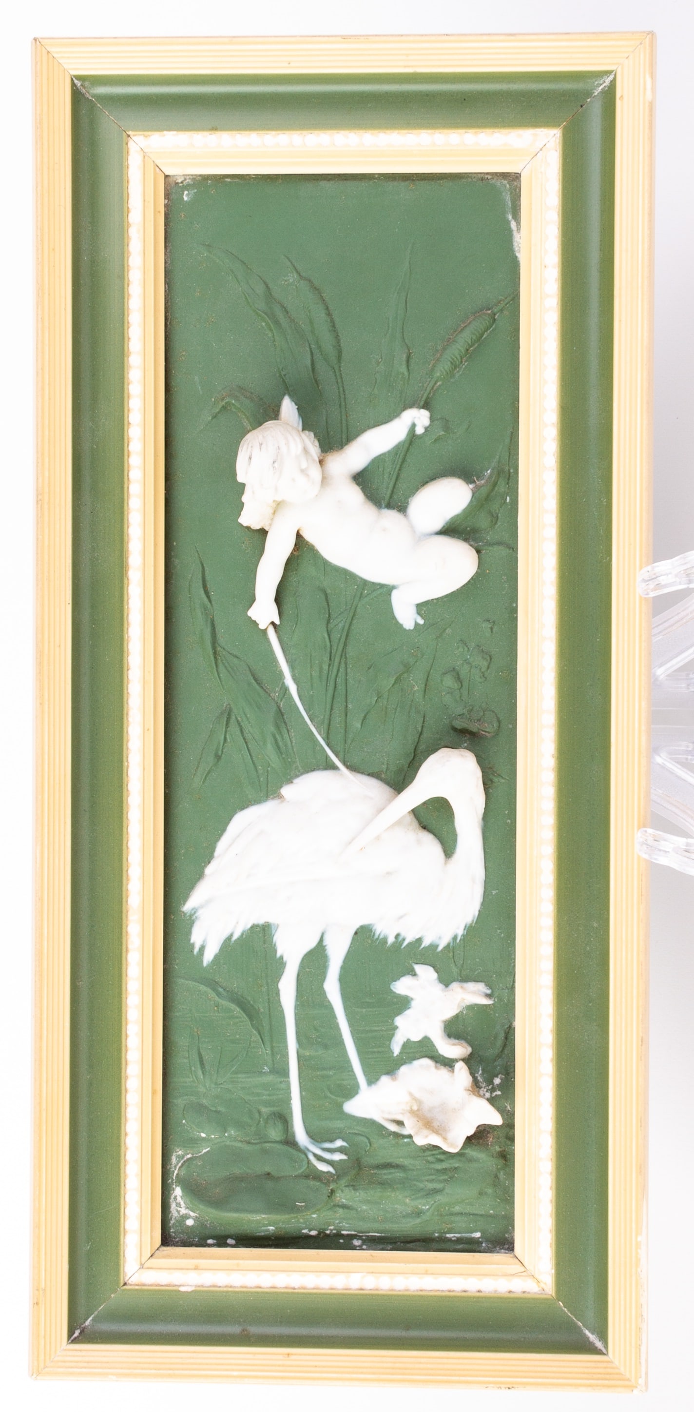 Wedgwood Style Putto Bas Relief Wall Plaque (1 of 7)