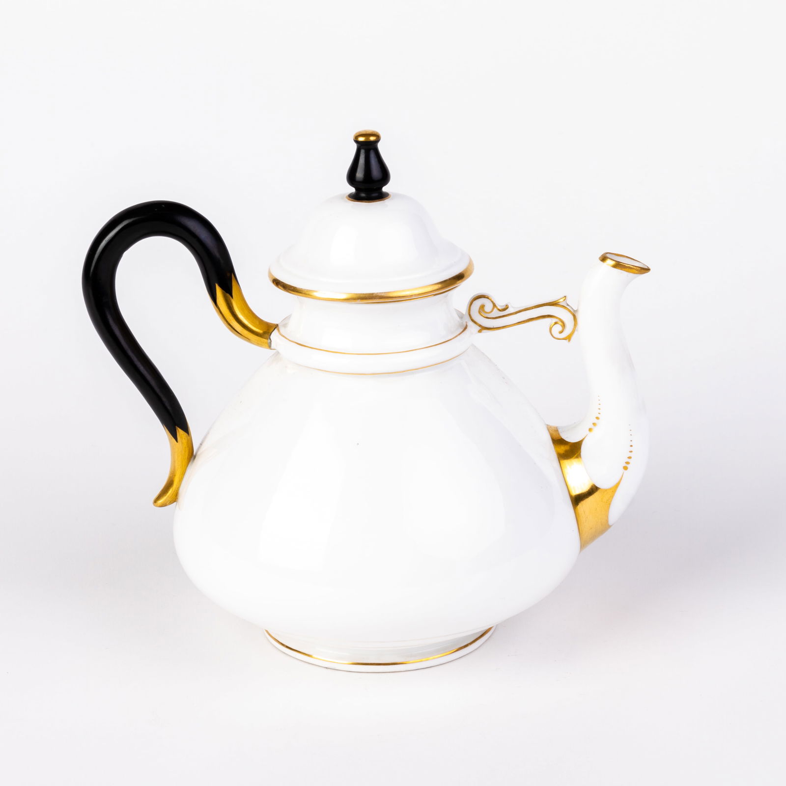 KPM Berlin German Porcelain Teapot ca. 1837 (1 of 6)