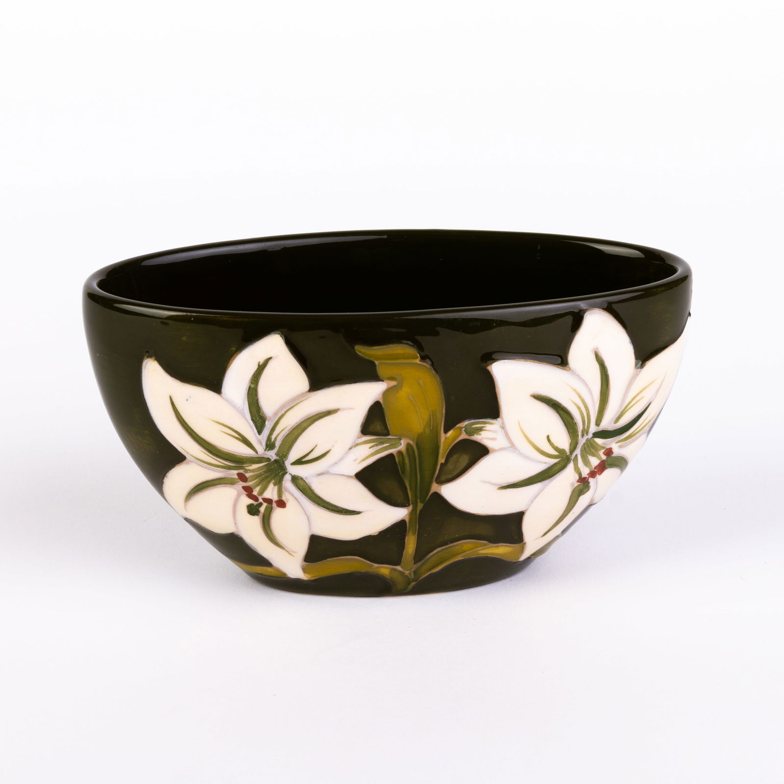 Moorcroft Pottery Hibiscus Bowl (1 of 5)