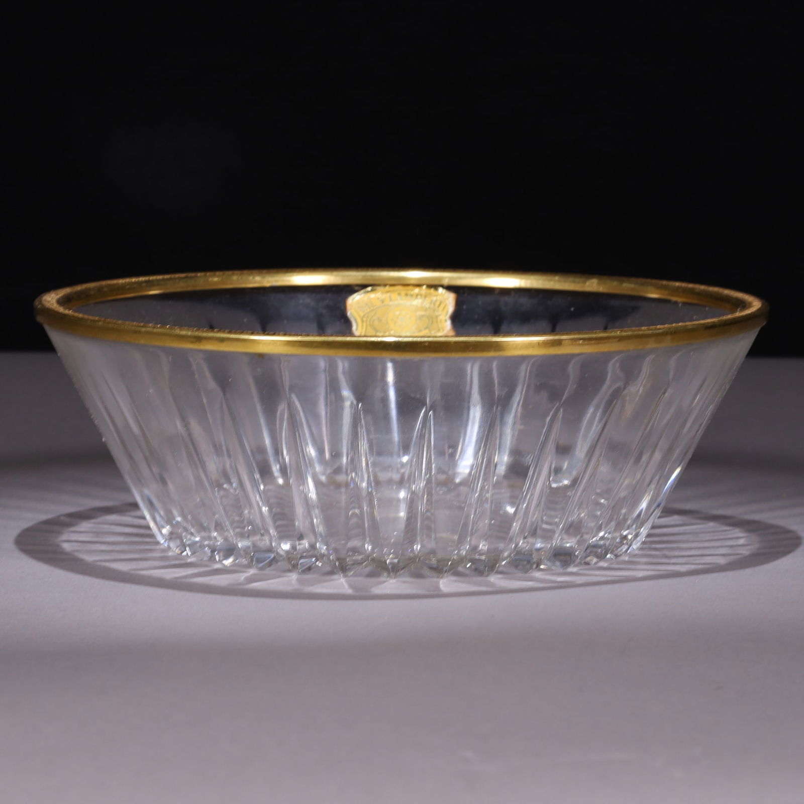 Val St Lambert Fine Crystal Centerpiece Bowl (1 of 2)