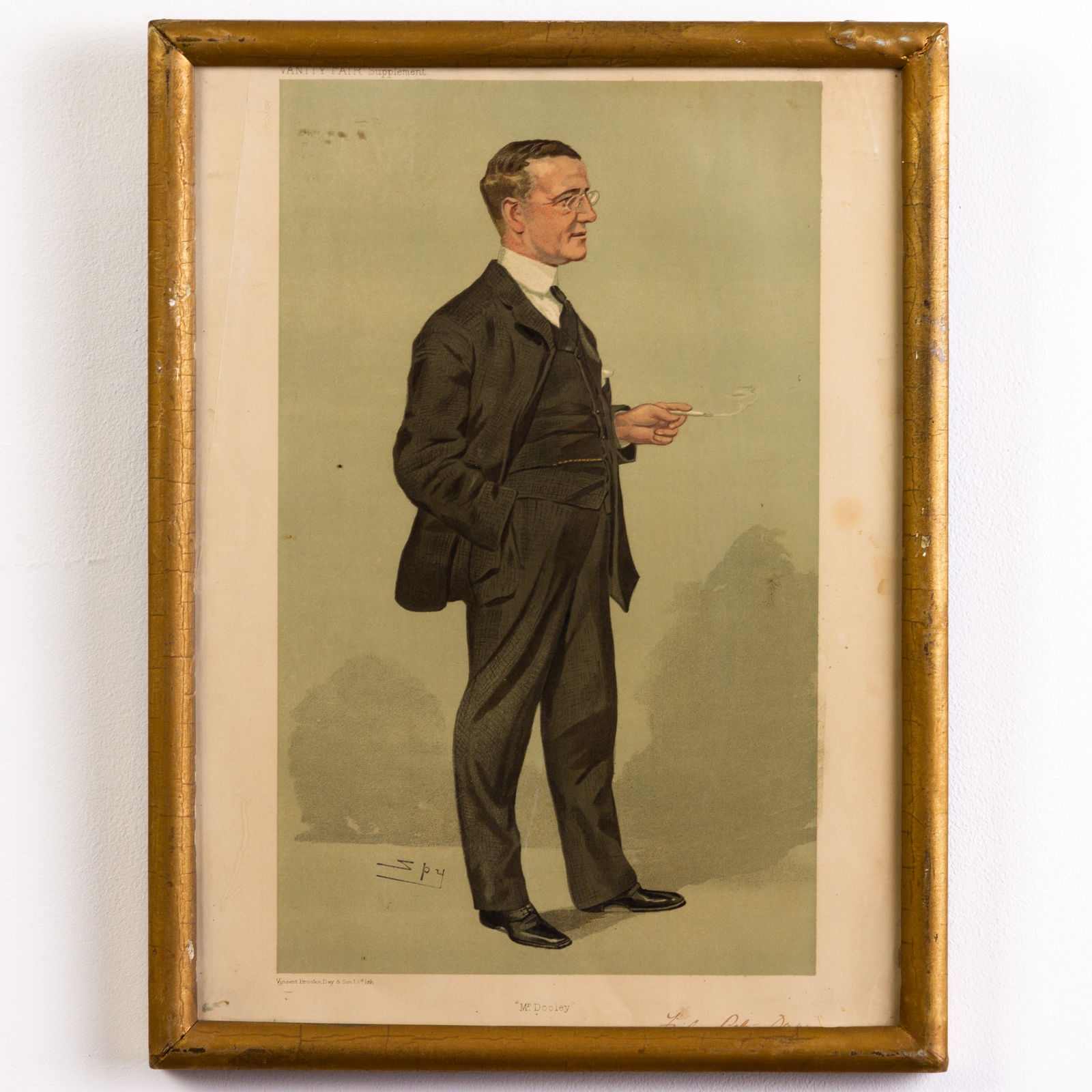 Vanity Fair "Mr Dooley" 19th Century Lithograph (1 of 5)