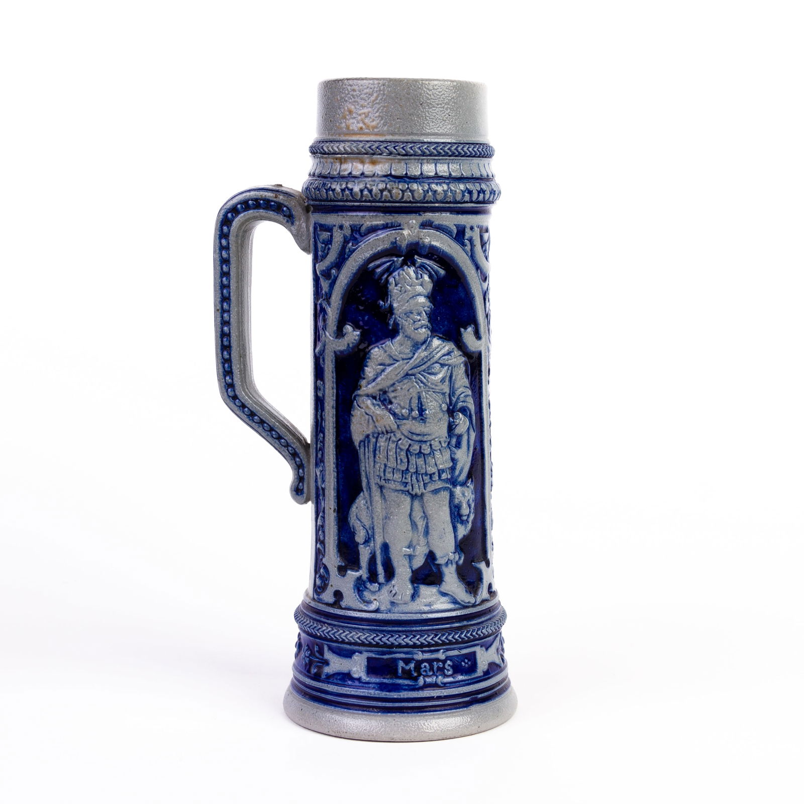 German Westerwald Salt Glazed Pottery Tankard Beer Stein (1 of 5)