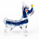 Murano Venetian Glass Designer Sculpture Terrier Dog