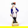 "Lafayette" Sitzendorf Napoleonic Soldier Porcelain Figure