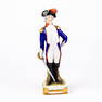 "Lafayette" Sitzendorf Napoleonic Soldier Porcelain Figure