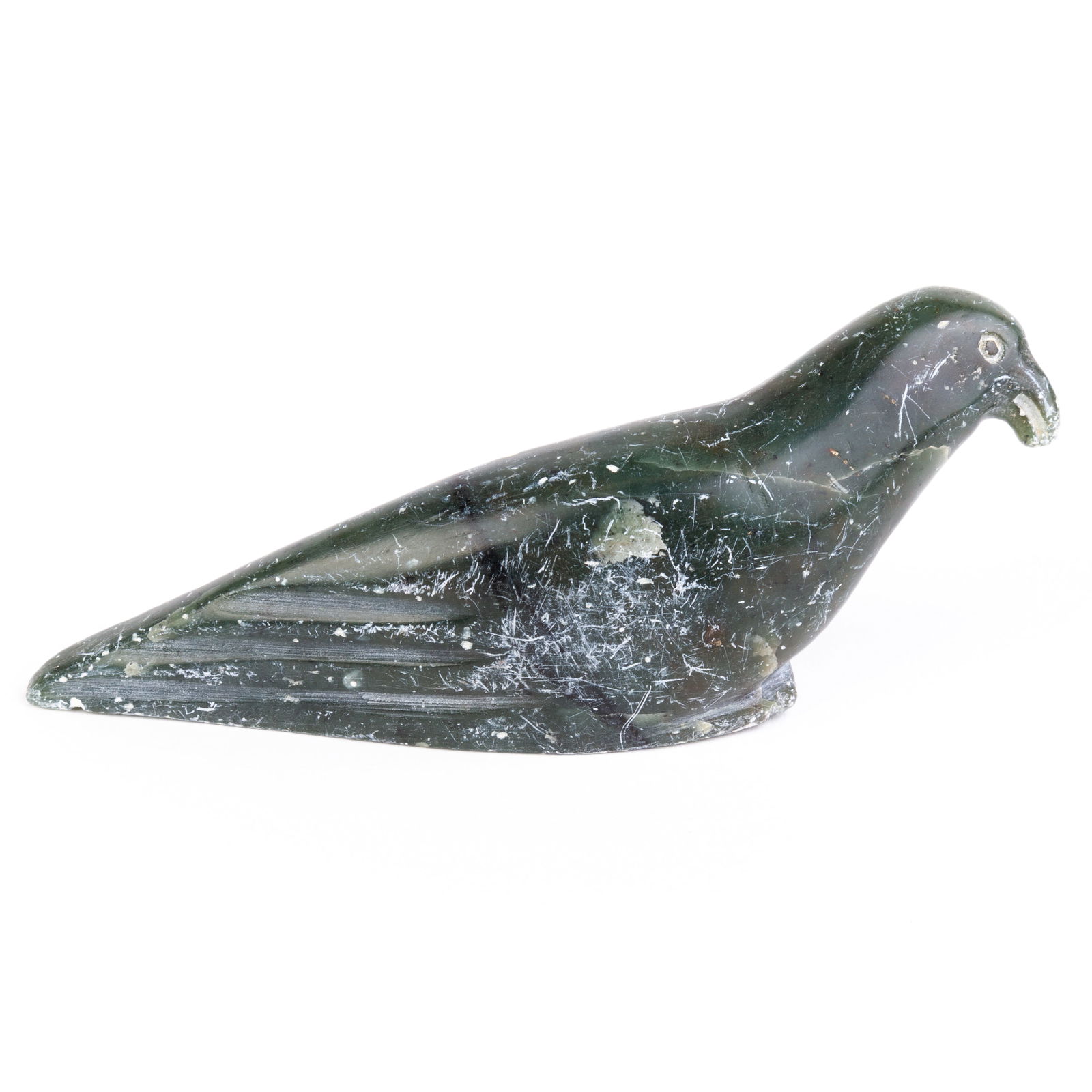 Signed Canadian Inuit Seal Stone Sculpture (1 of 5)