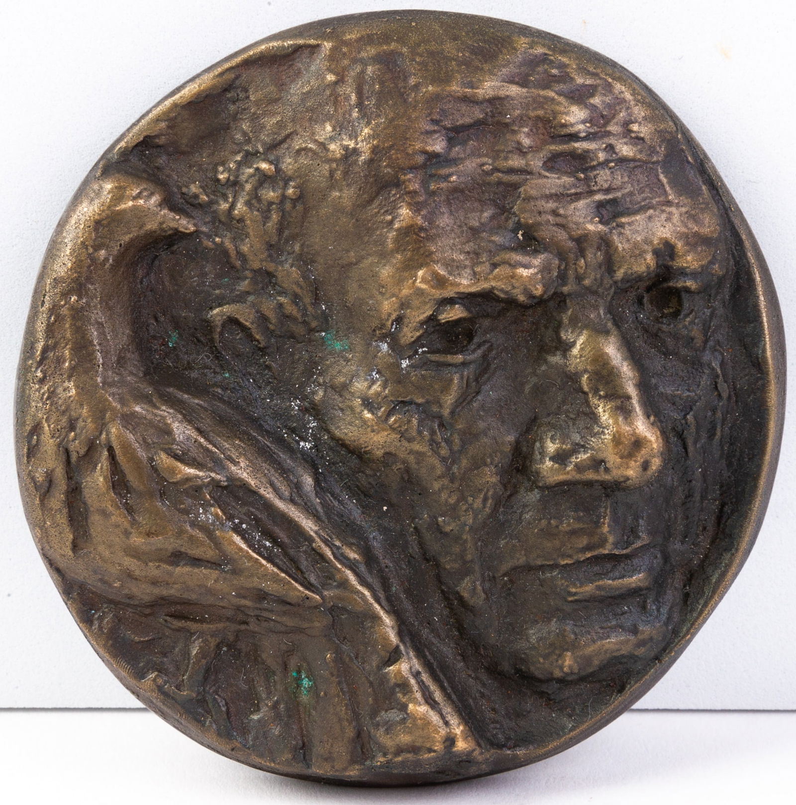 Pablo Picasso Bronze Artist's Relief Portrait Medallion Plaque (1 of 9)