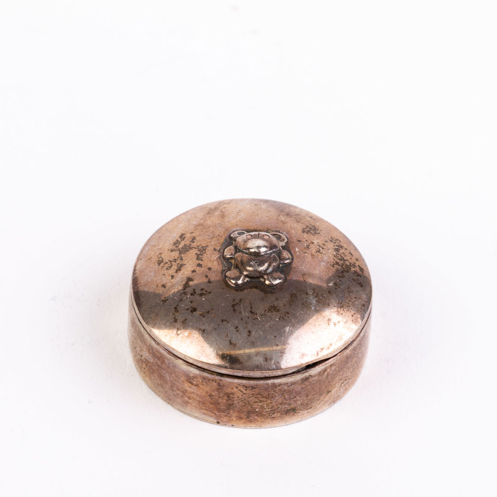 Sterling Silver Teddy Bear Pill Box (1 of 7)