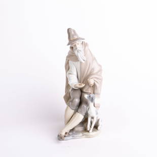 Spanish Fine Porcelain Lladro Sculpture Figure: DIMENSIONS APPROX 27x16x11CM.