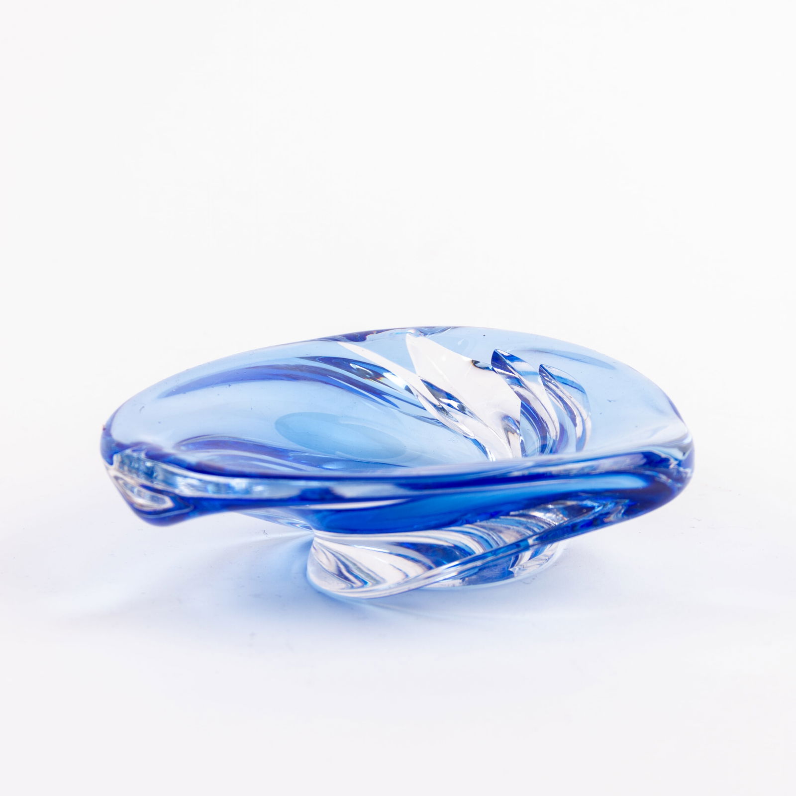 Val St Lambert Belgian Fine Crystal Glass Ashtray (1 of 5)