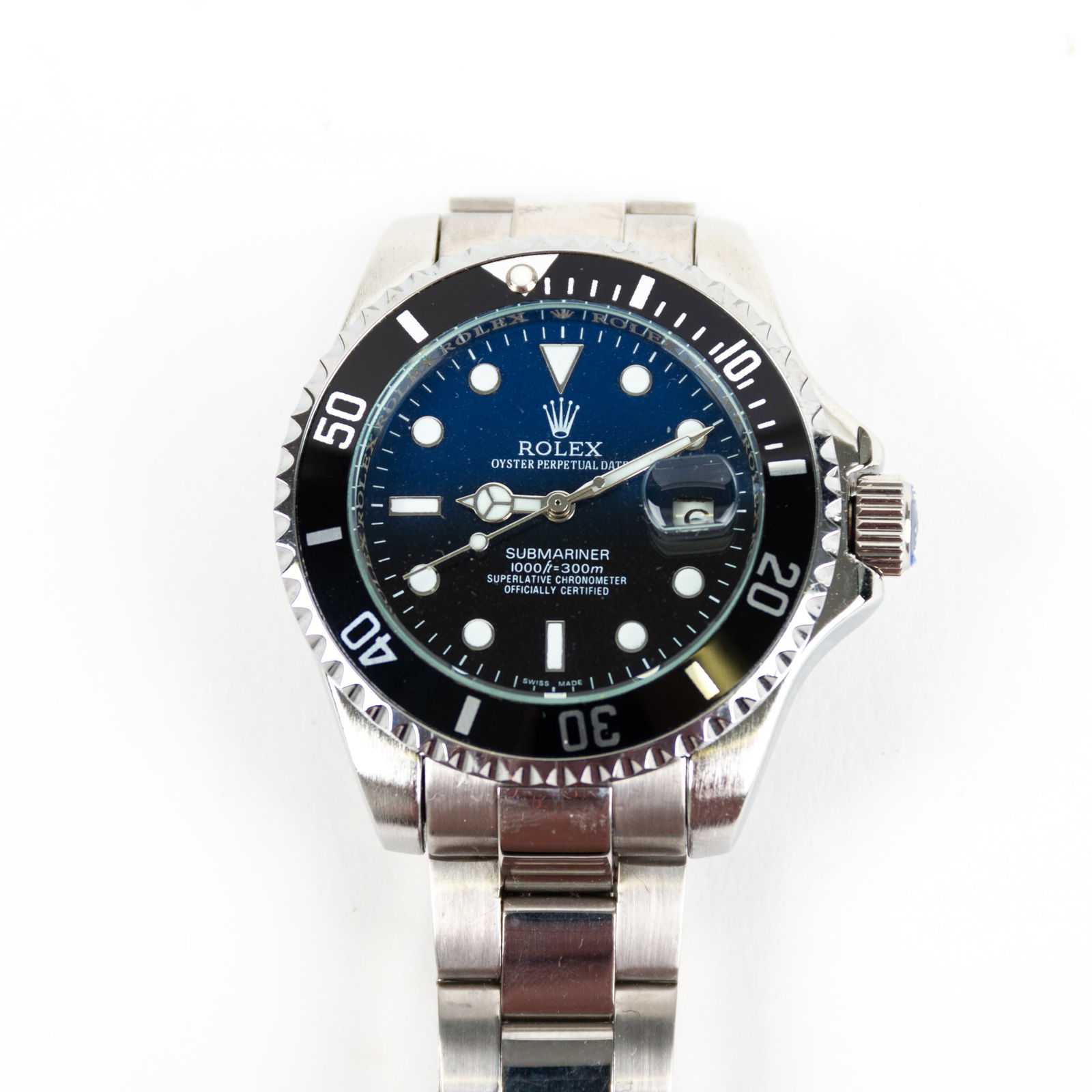 Rolex Oyster Perpetual Submariner Men's Repro Watch (1 of 6)