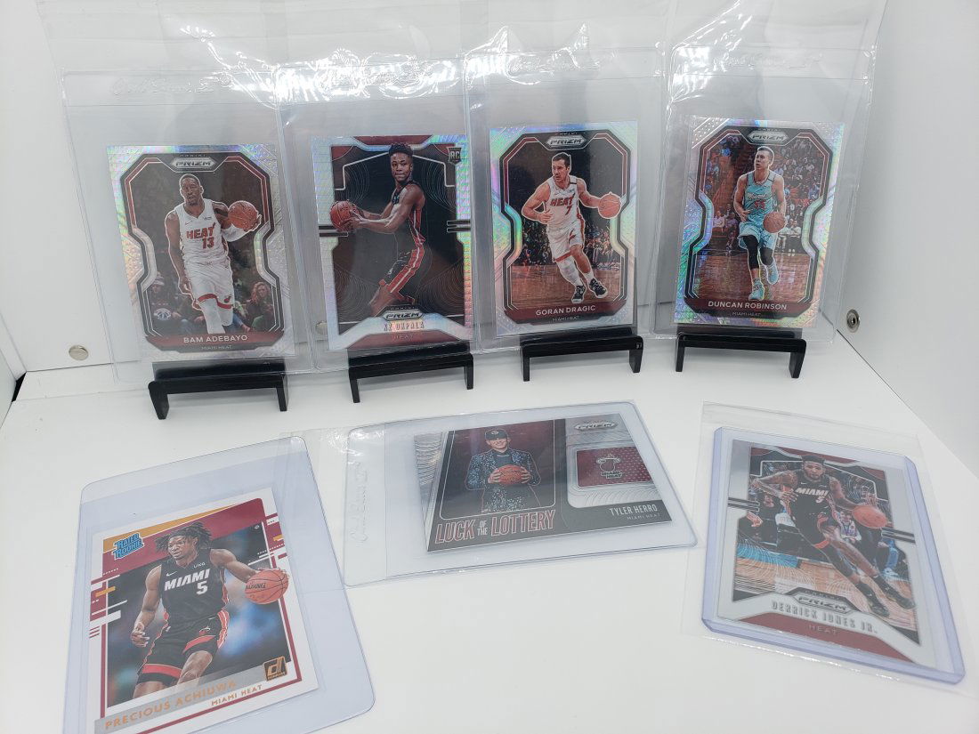 (7) Basketball Bam Adebayo Tyler Herro (RC) Miami Heat (1 of 4)