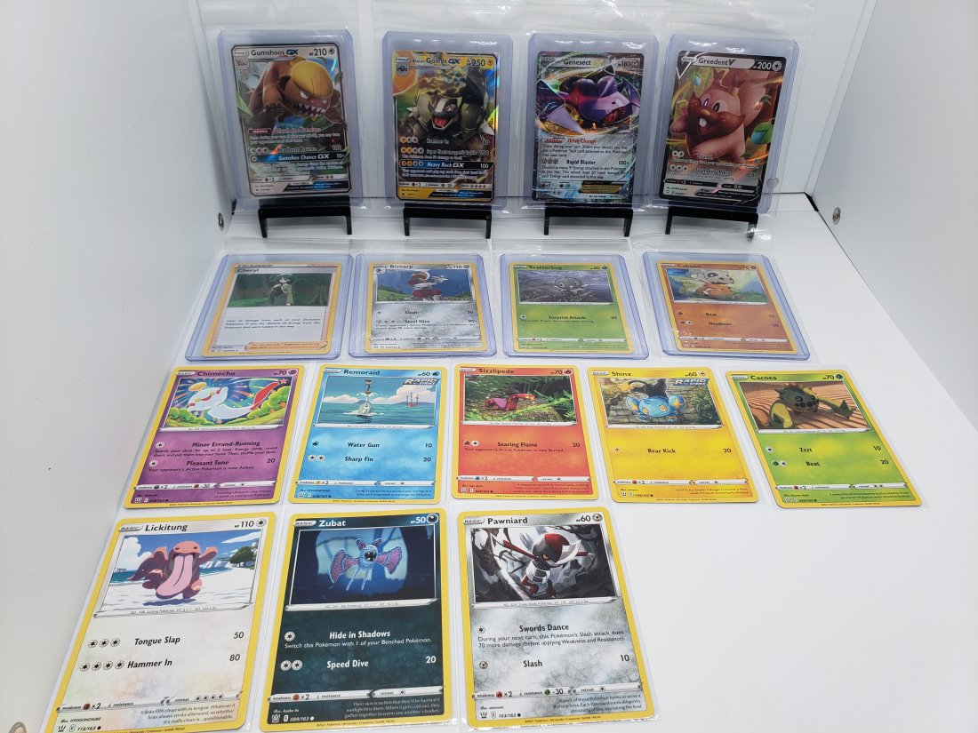 (16) TCG Pokémon Gumshoos Golem Genesect Greedent (1 of 6)