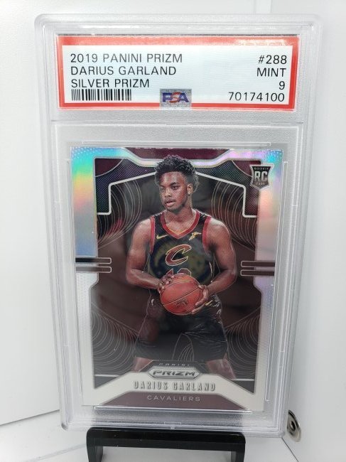 Basketball Cavaliers Darius Garland PSA 9 Rookie Silver Prizm (1 of 2)