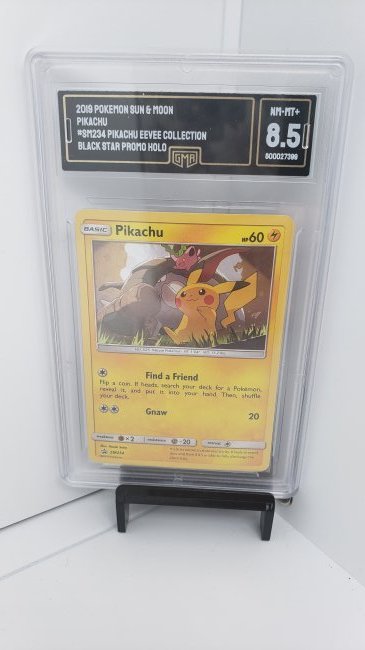 Pikachu Black Star Promo GMA 8.5 (1 of 2)