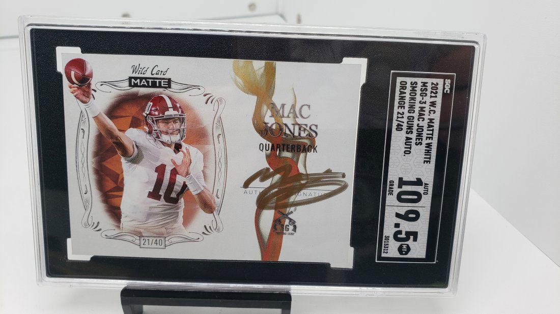 SGC 9.5/10 Mac Jones Rookie Autograph /40 Jaguars (1 of 4)