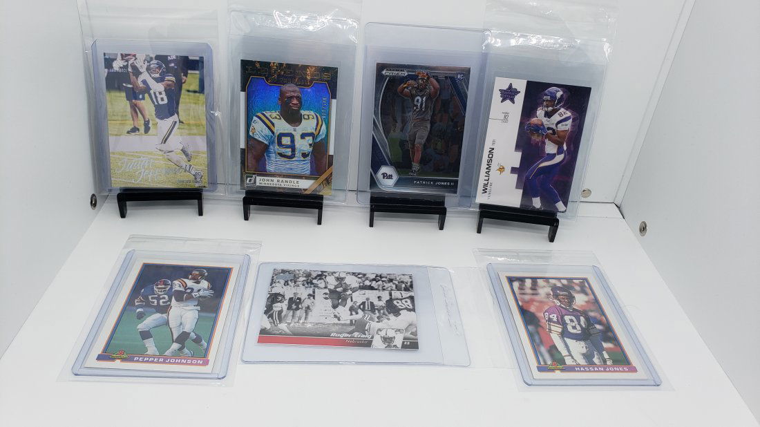 (7) Vikings Justin Jefferson rookie, John Randle #'d /100 (1 of 7)