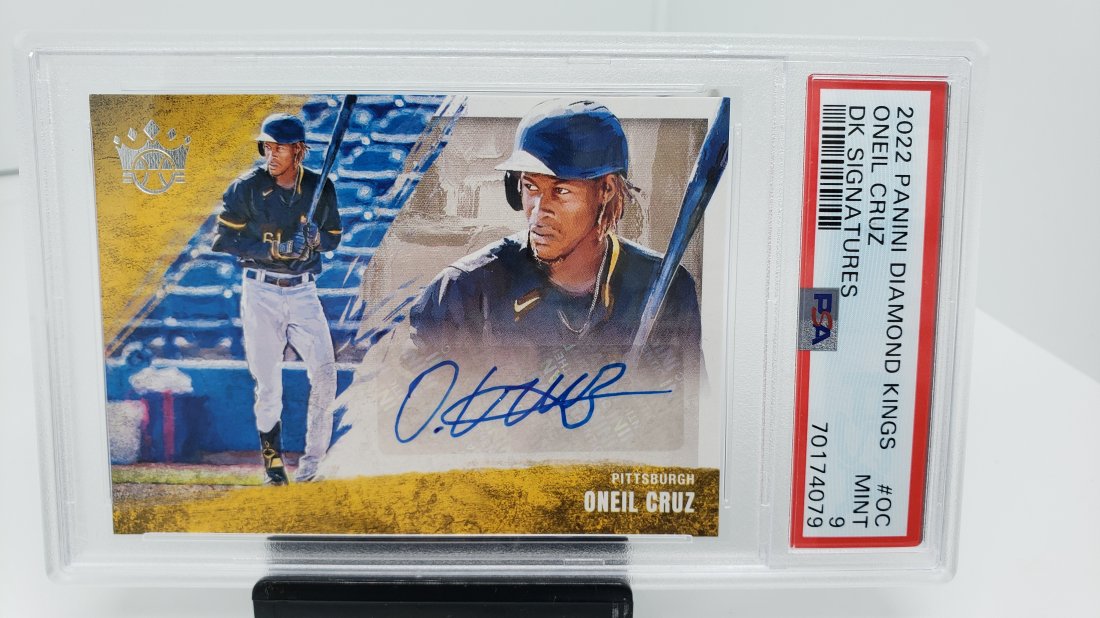 PSA 9 Oneil Cruz Rookie Autograph Pop 6 (1 of 4)