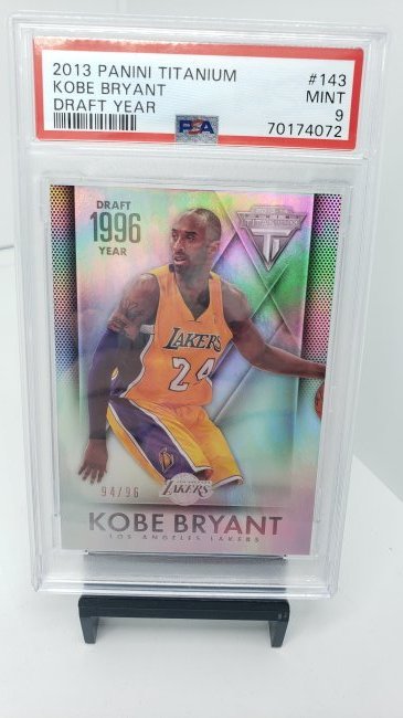 PSA 9 Kobe Bryant #'d /96 Pop 6 (1 of 2)