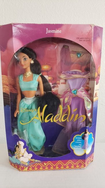 Mattel Disney's Aladdin - Princess Jasmine 14" Barbie Doll (2557): Mattel Disney's Aladdin - Princess Jasmine 14" Barbie Doll (2557)NIB-New in box