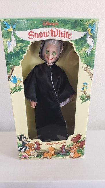 Vintage Bikin "The Witch" Doll Disney Snow White And The Seven Dwarfs: Vintage Bikin "The Witch" Doll Disney Snow White And The Seven Dwarfs New In Box
